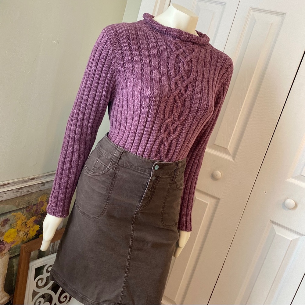 🍇 LLBean Heavy Turtleneck Sweater
